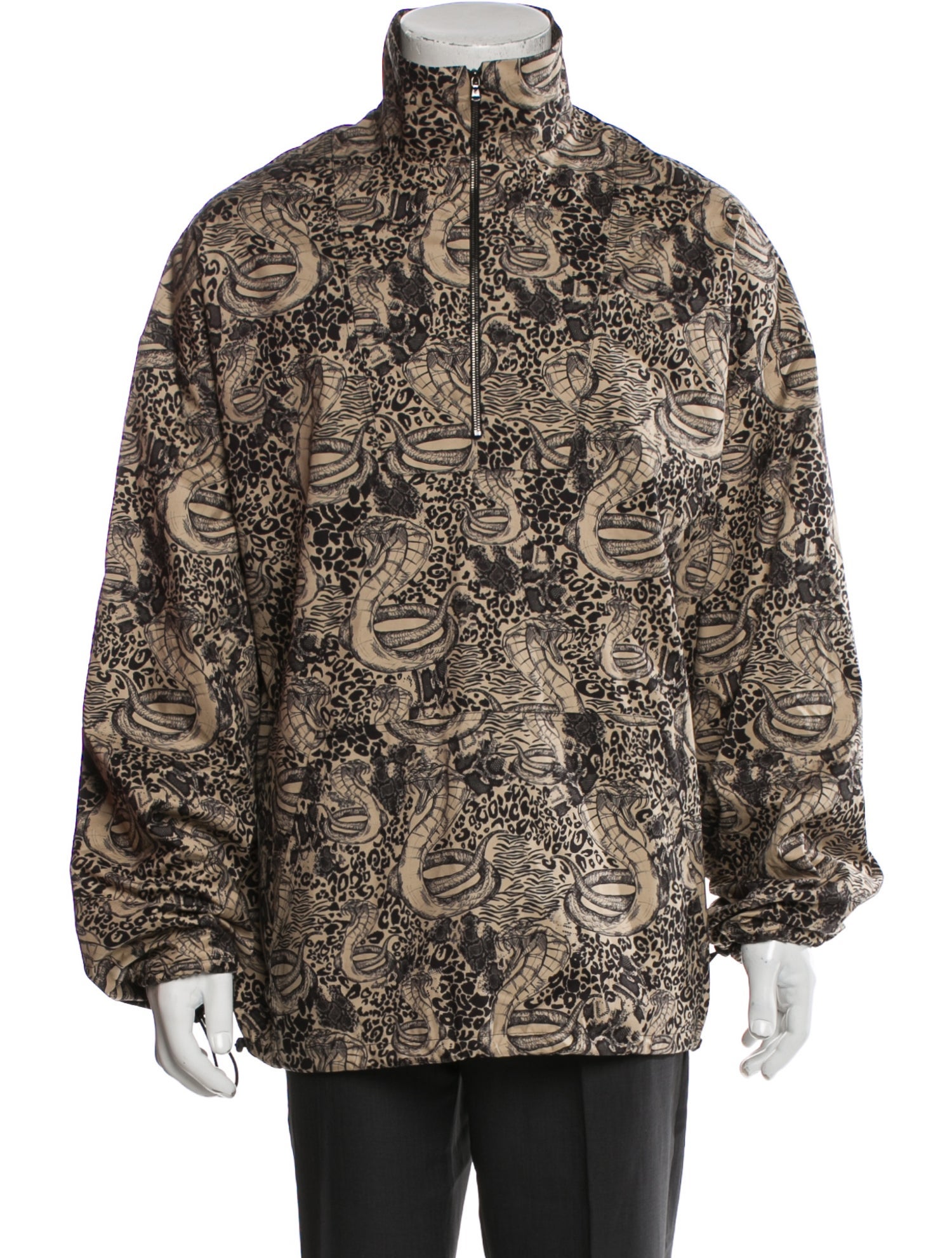 Marcell Von Berlin Animal Print Windbreaker w/ Tags