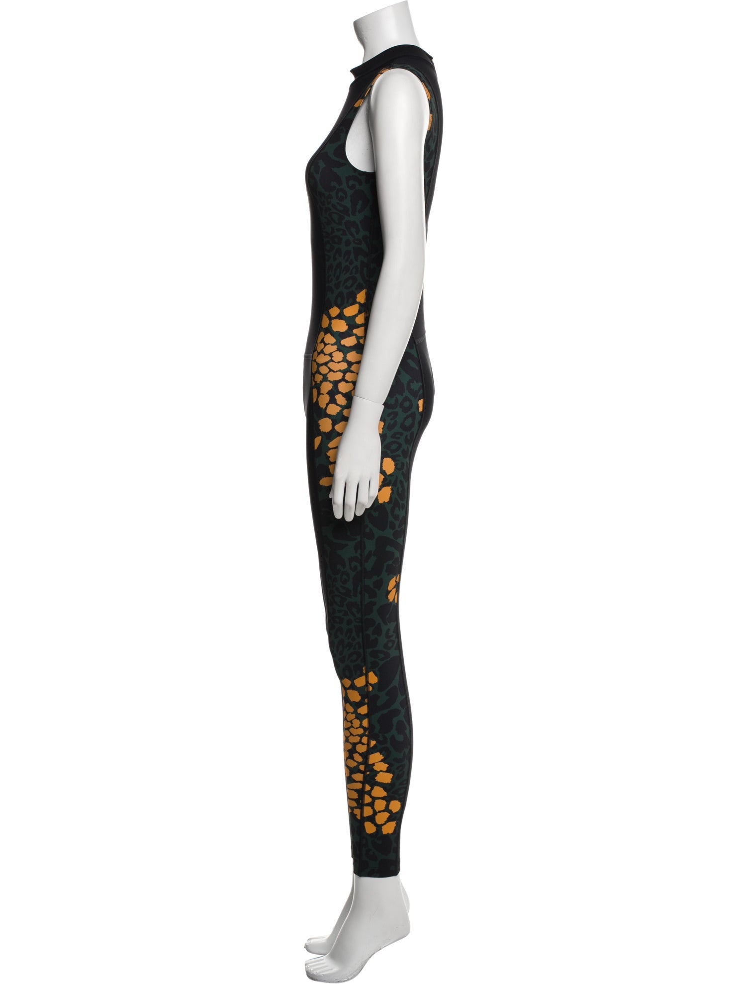 Marcell Von Berlin Printed Mock Neck Jumpsuit w/ Tags