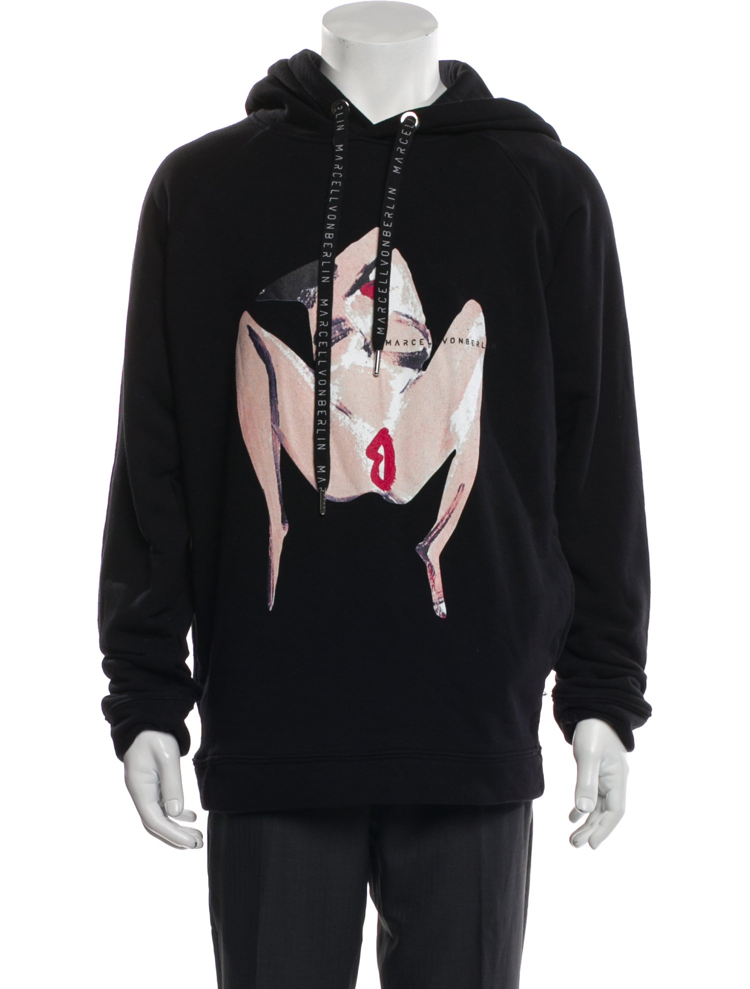 Stüssy 2021 x CPFM Heart Hoodie w/ Tags - Black Sweatshirts