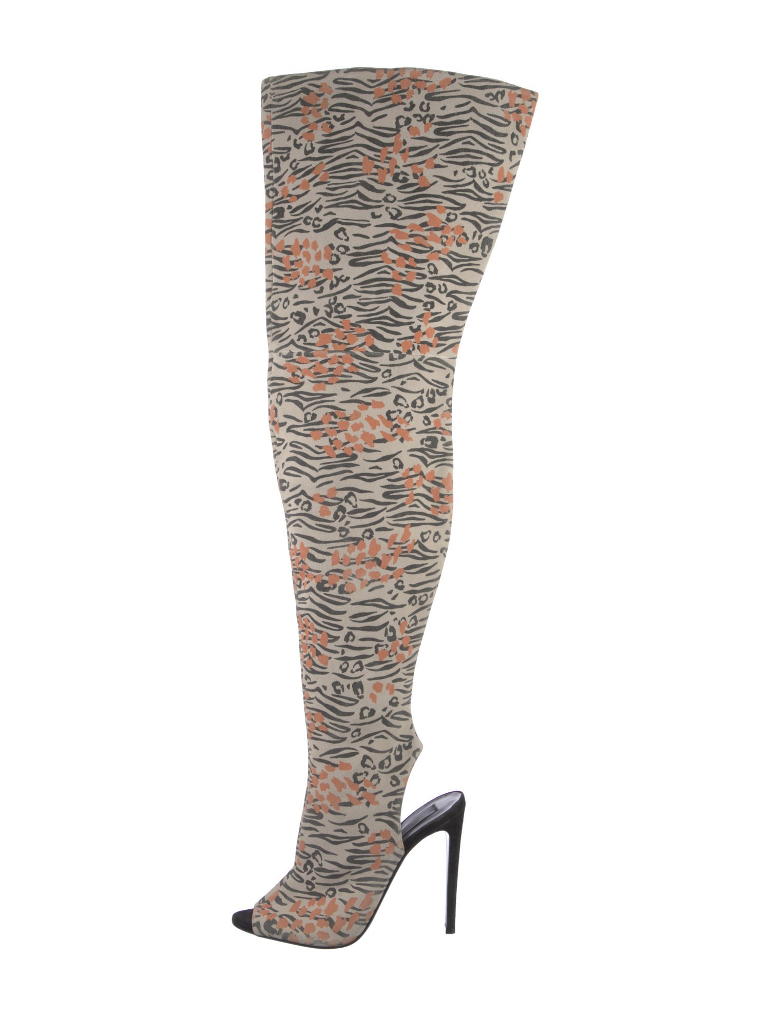Marcell Von Berlin Suede Animal Print Boots