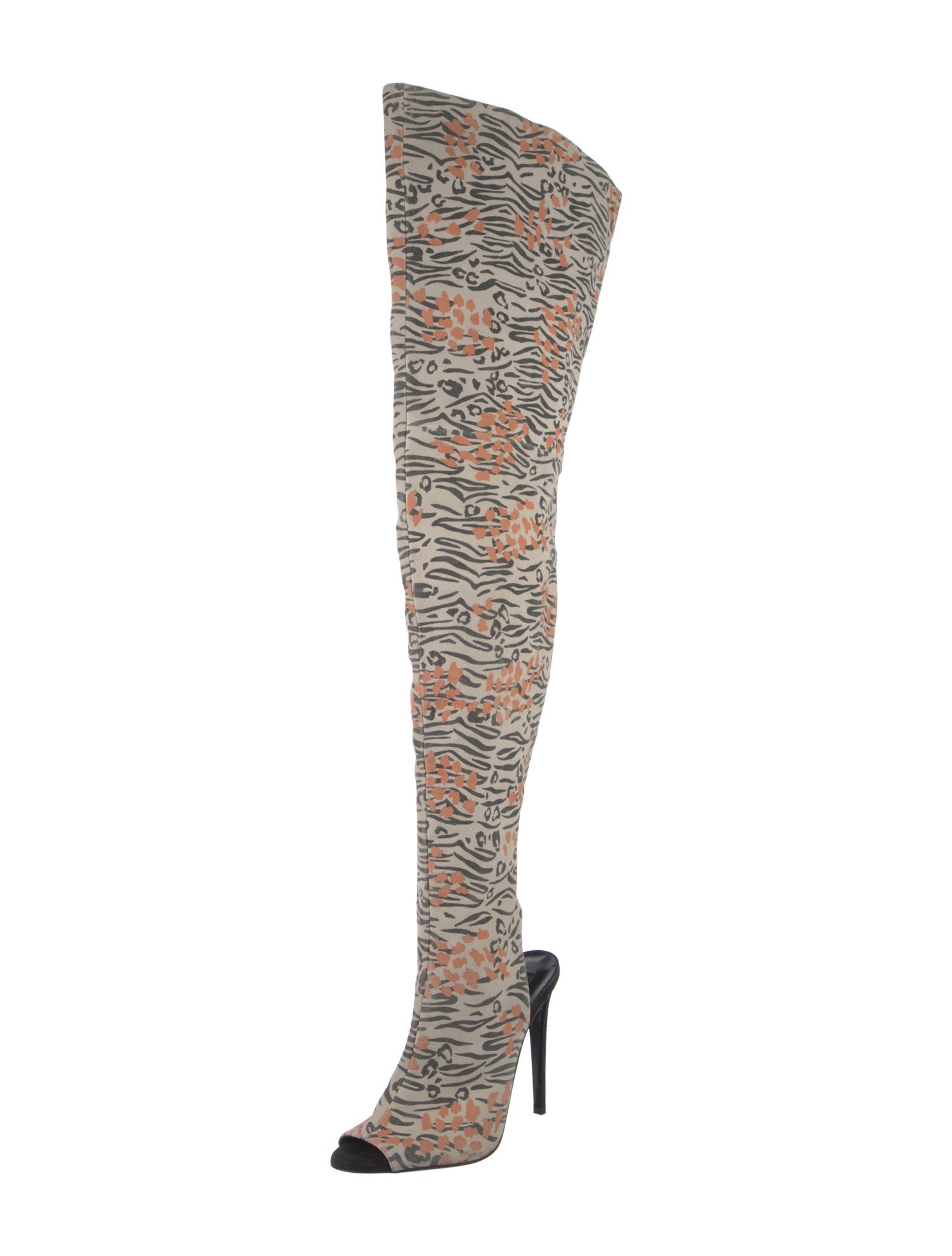 Marcell Von Berlin Suede Animal Print Boots
