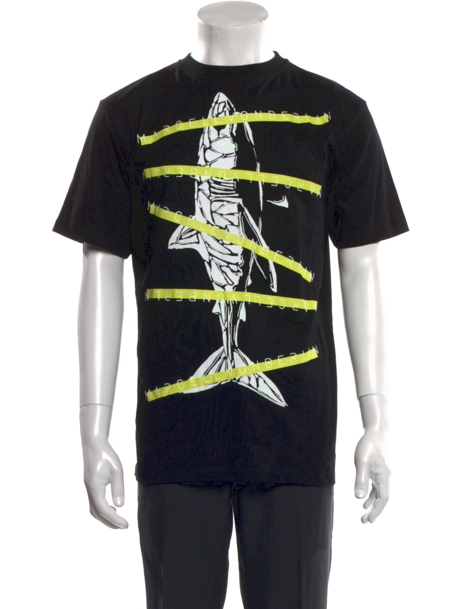 Marcell Von Berlin Graphic Print Crew Neck T-Shirt w/ Tags