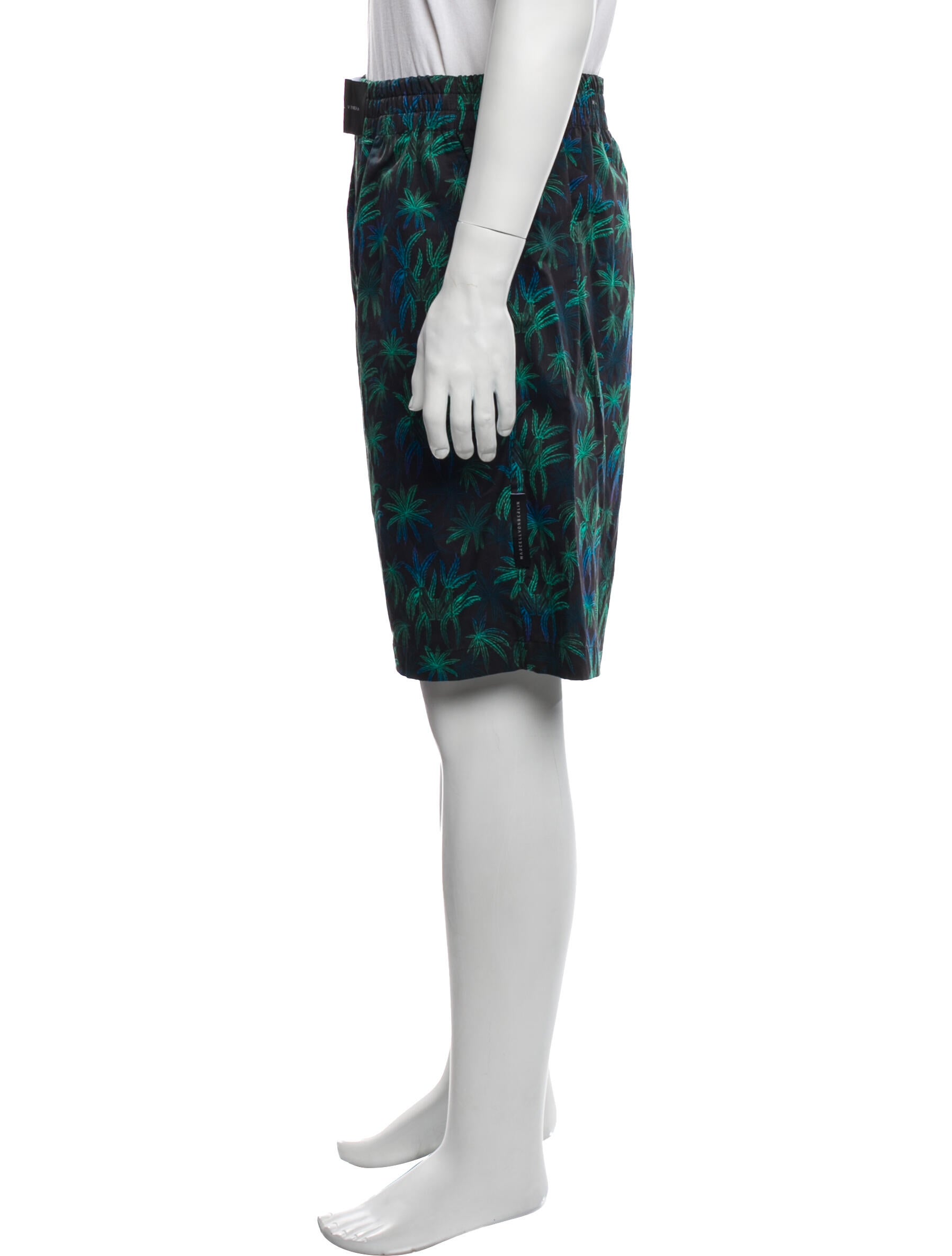 Marcell Von Berlin Printed Jogger Shorts w/ Tags