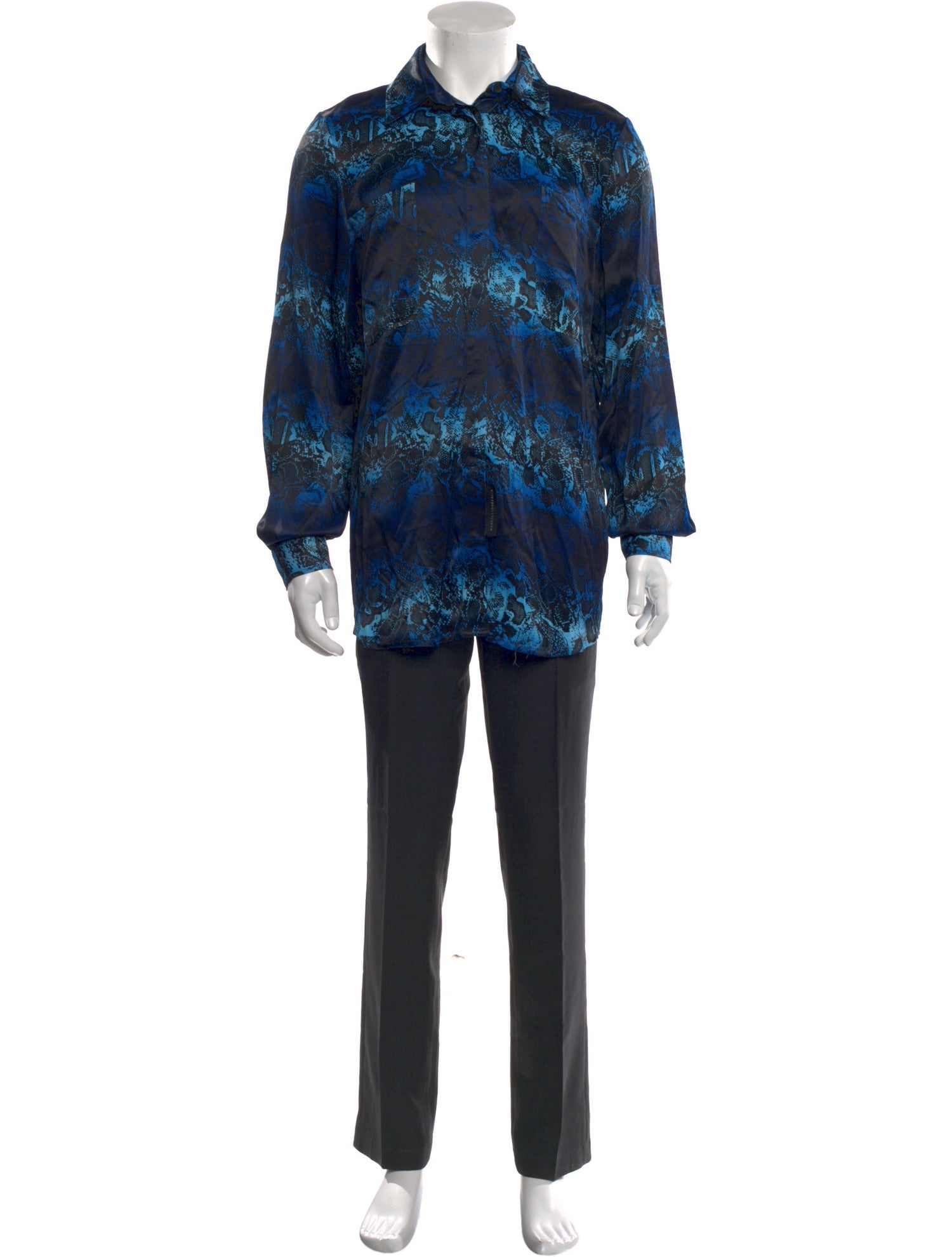 Marcell Von Berlin Animal Print Long Sleeve Shirt w/ Tags