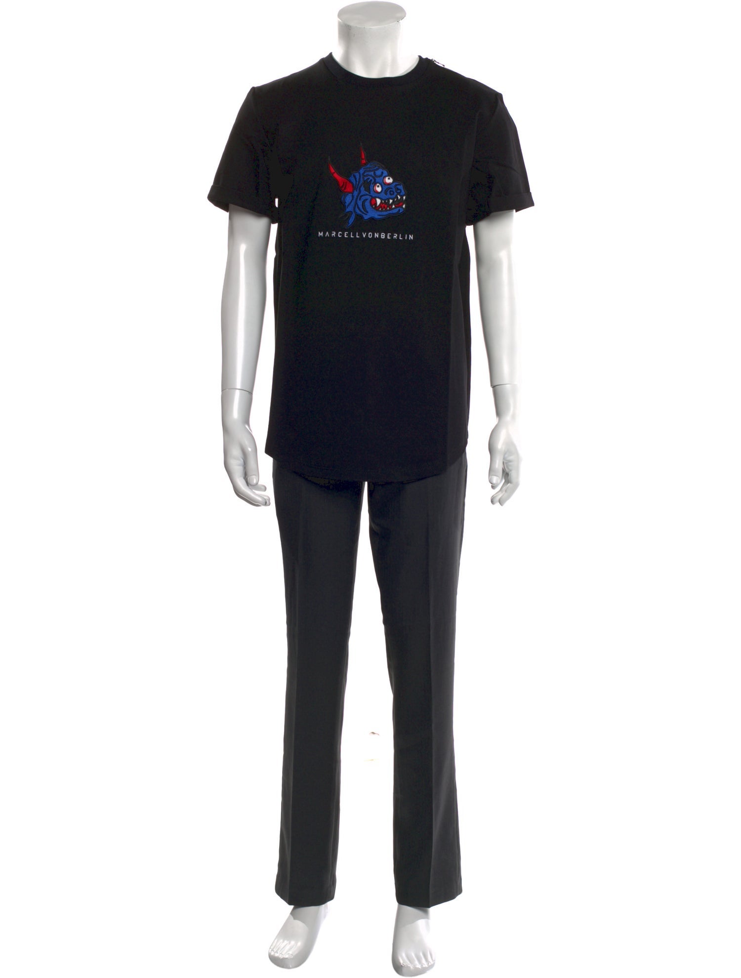 Marcell Von Berlin Graphic Print Crew Neck T-Shirt w/ Tags