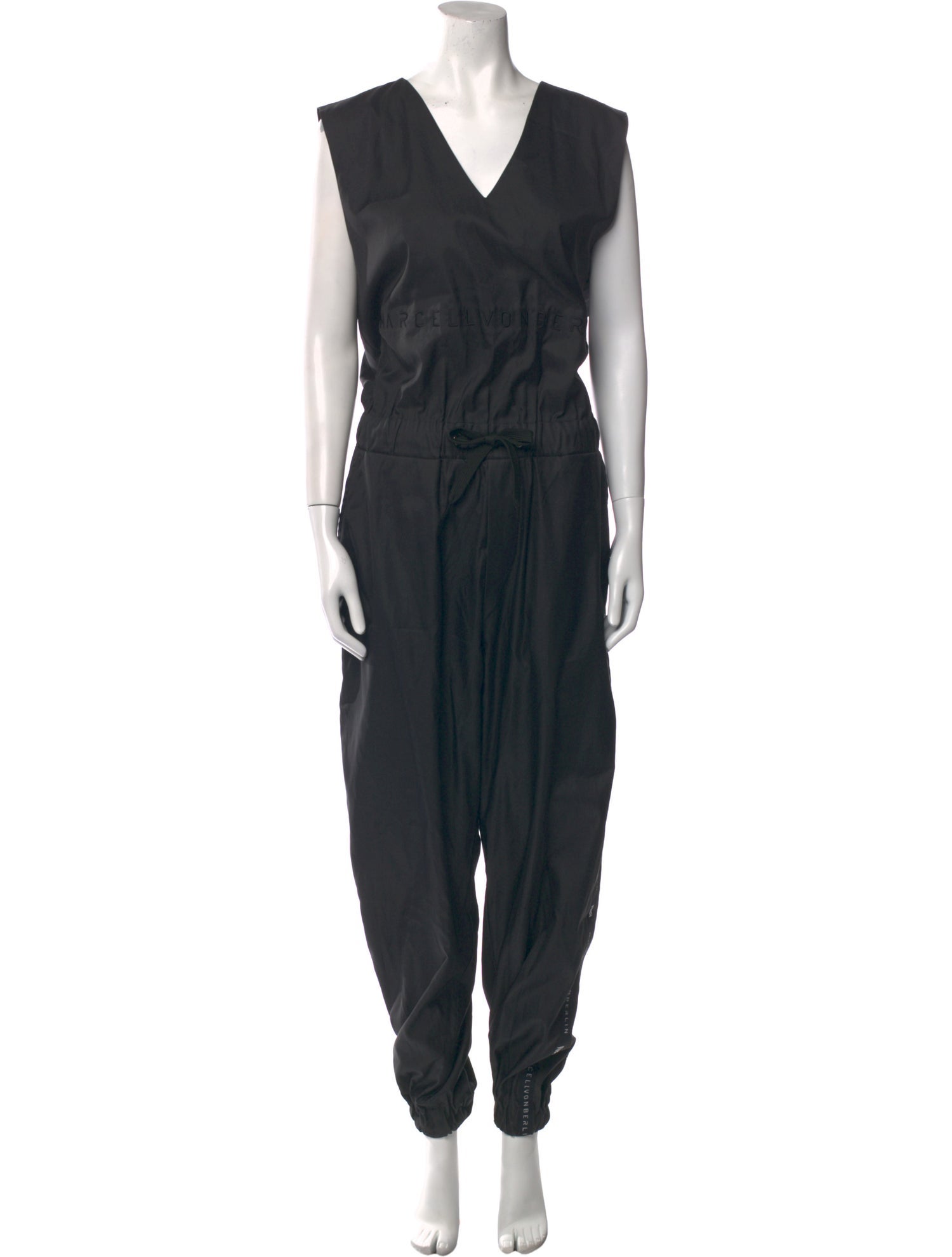 Marcell Von Berlin Silk V-Neck Jumpsuit