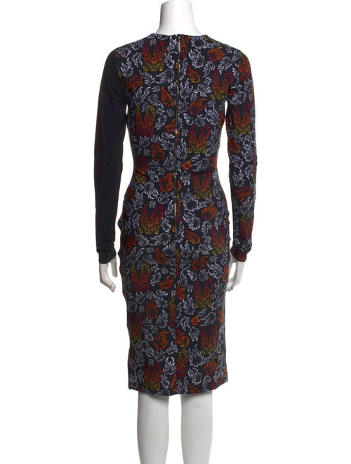 Marcell Von Berlin Floral Print Knee-Length Dress