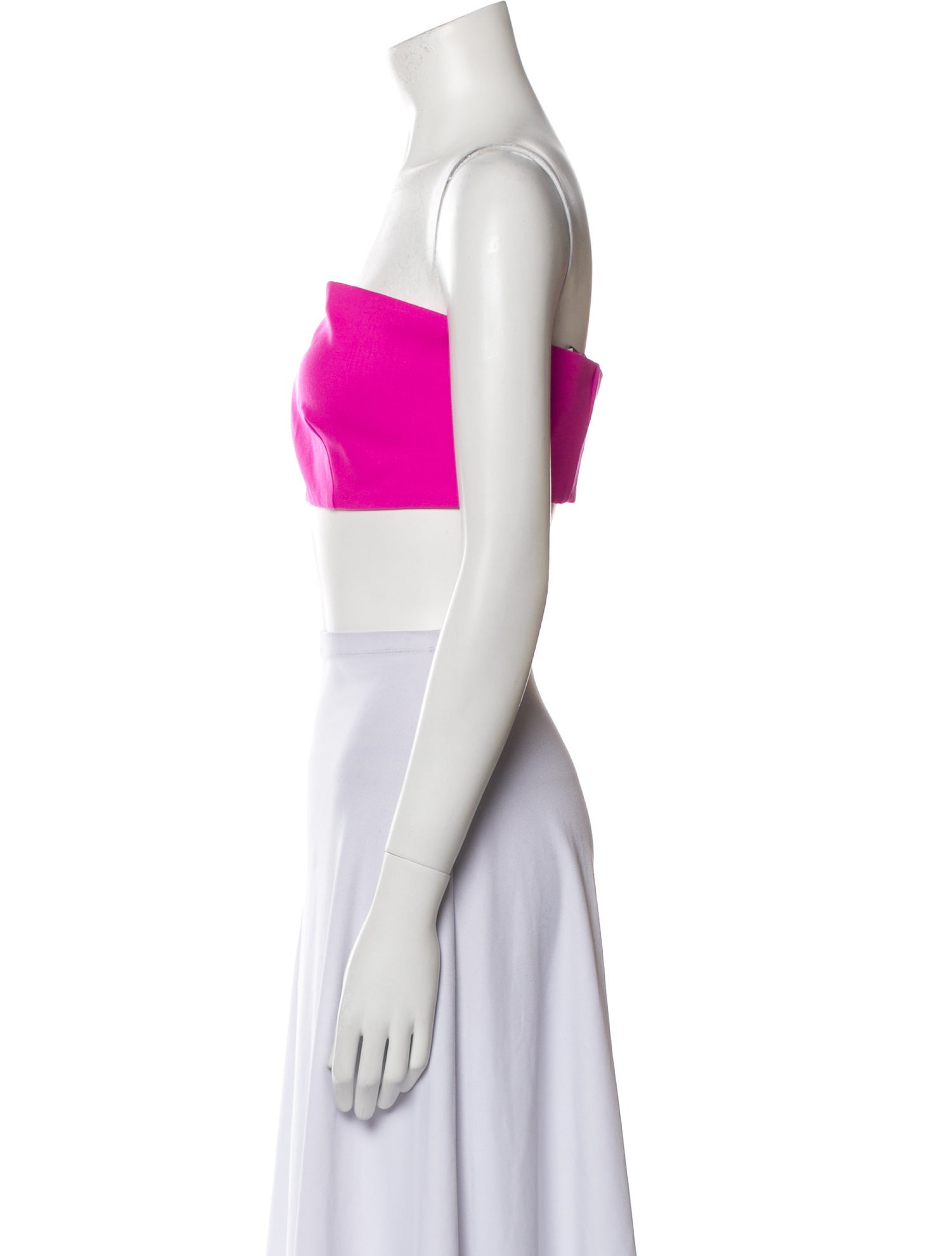 Marcell Von Berlin Virgin Wool Strapless Crop Top w/ Tags