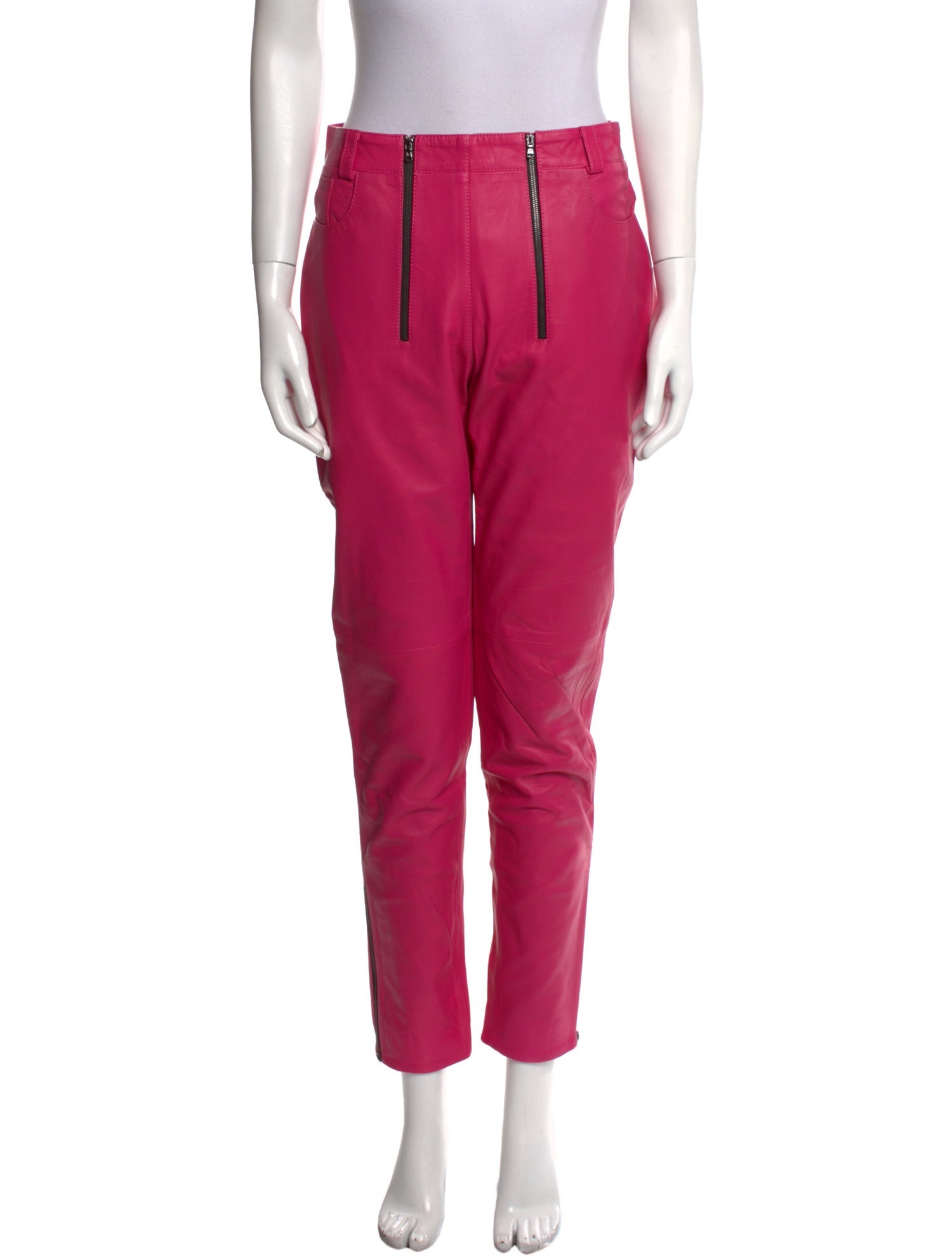 Marcell Von Berlin Leather Skinny Leg Pants