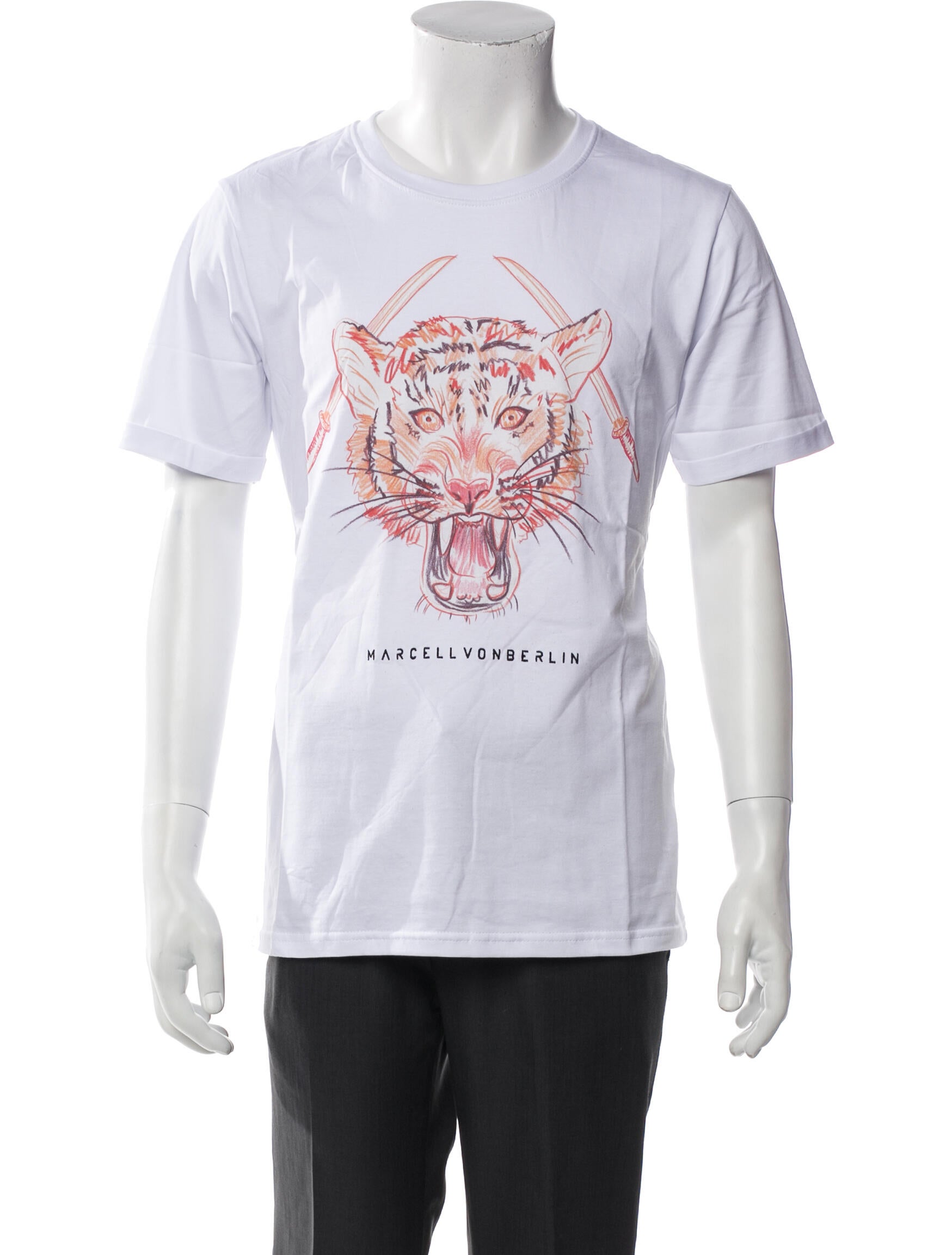 Marcell Von Berlin Graphic Print Crew Neck T-Shirt w/ Tags