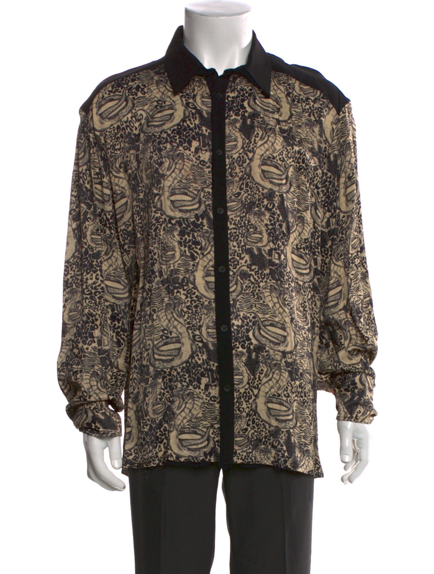 Marcell Von Berlin Printed Long Sleeve Shirt