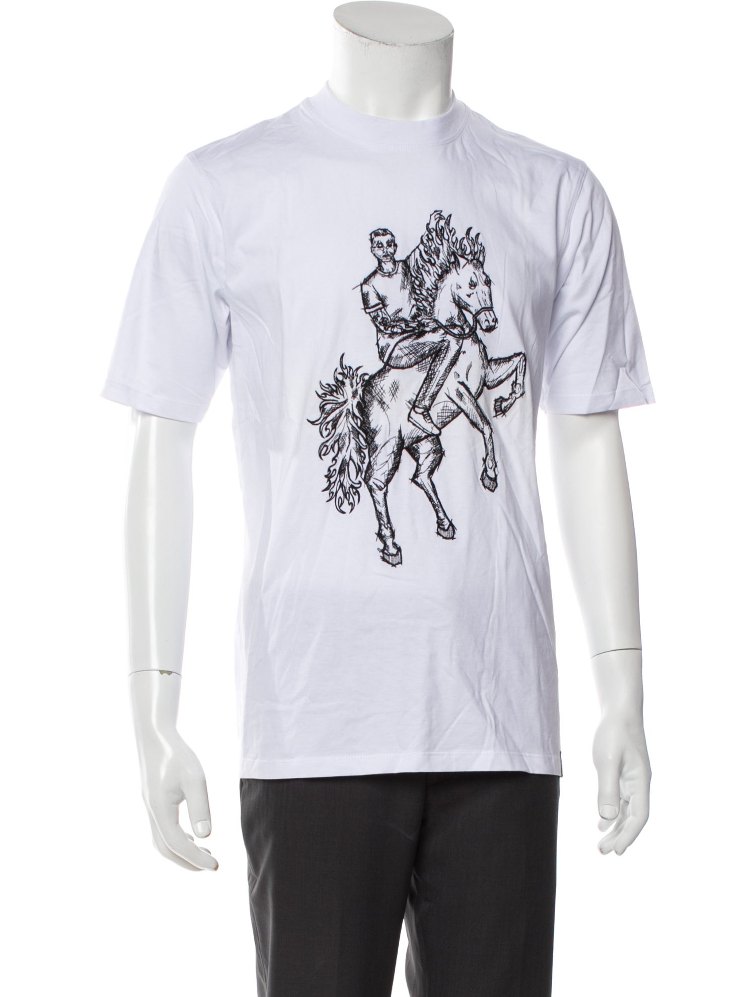 Marcell Von Berlin Graphic Print Crew Neck T-Shirt w/ Tags