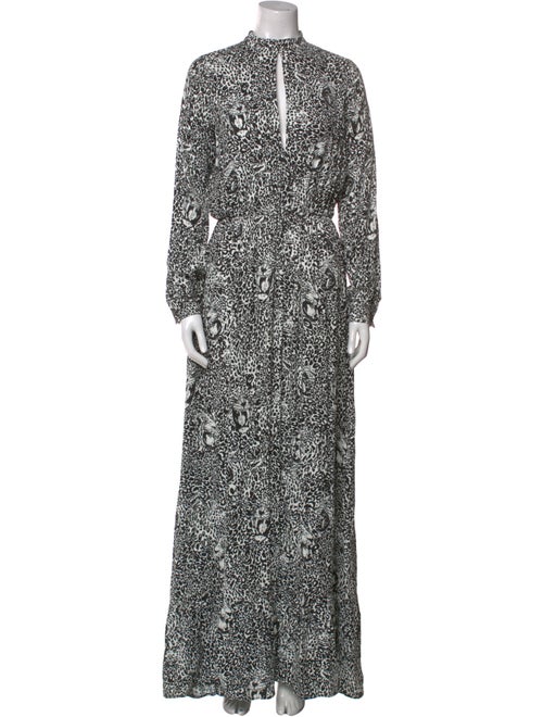 Marcell Von Berlin Animal Print Long Dress