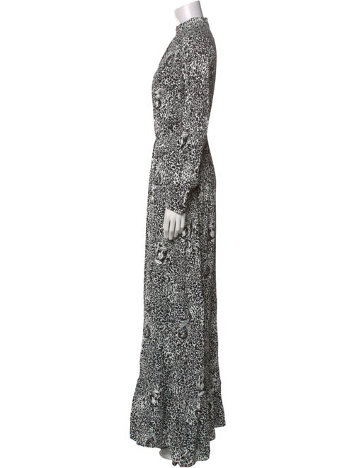 Marcell Von Berlin Animal Print Long Dress