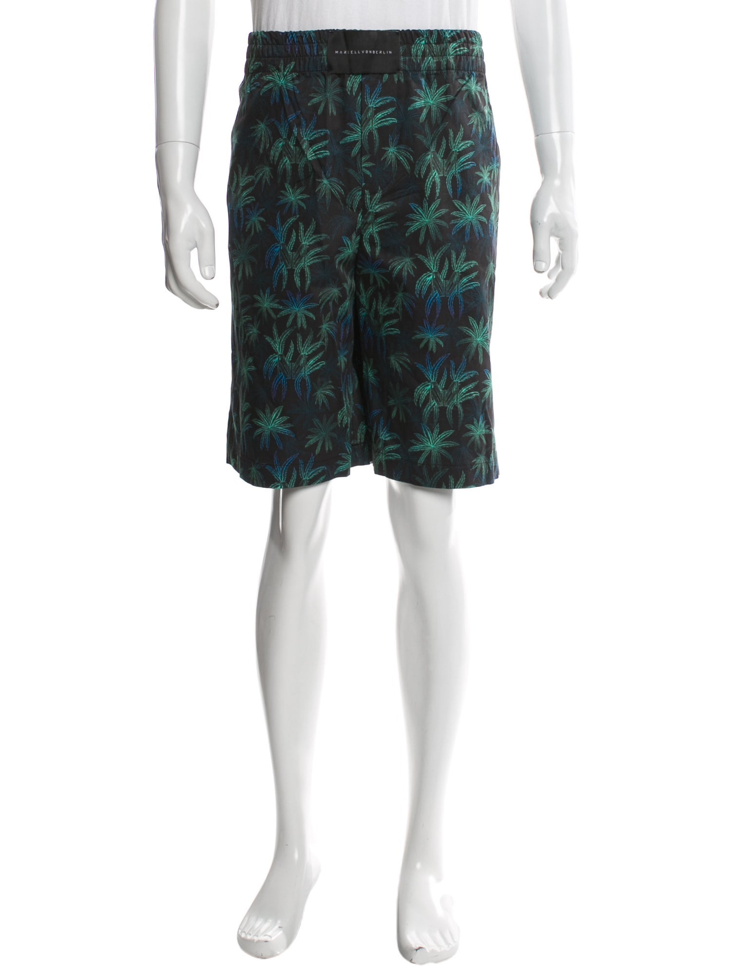 Marcell Von Berlin Printed Flat Front Shorts w/ Tags
