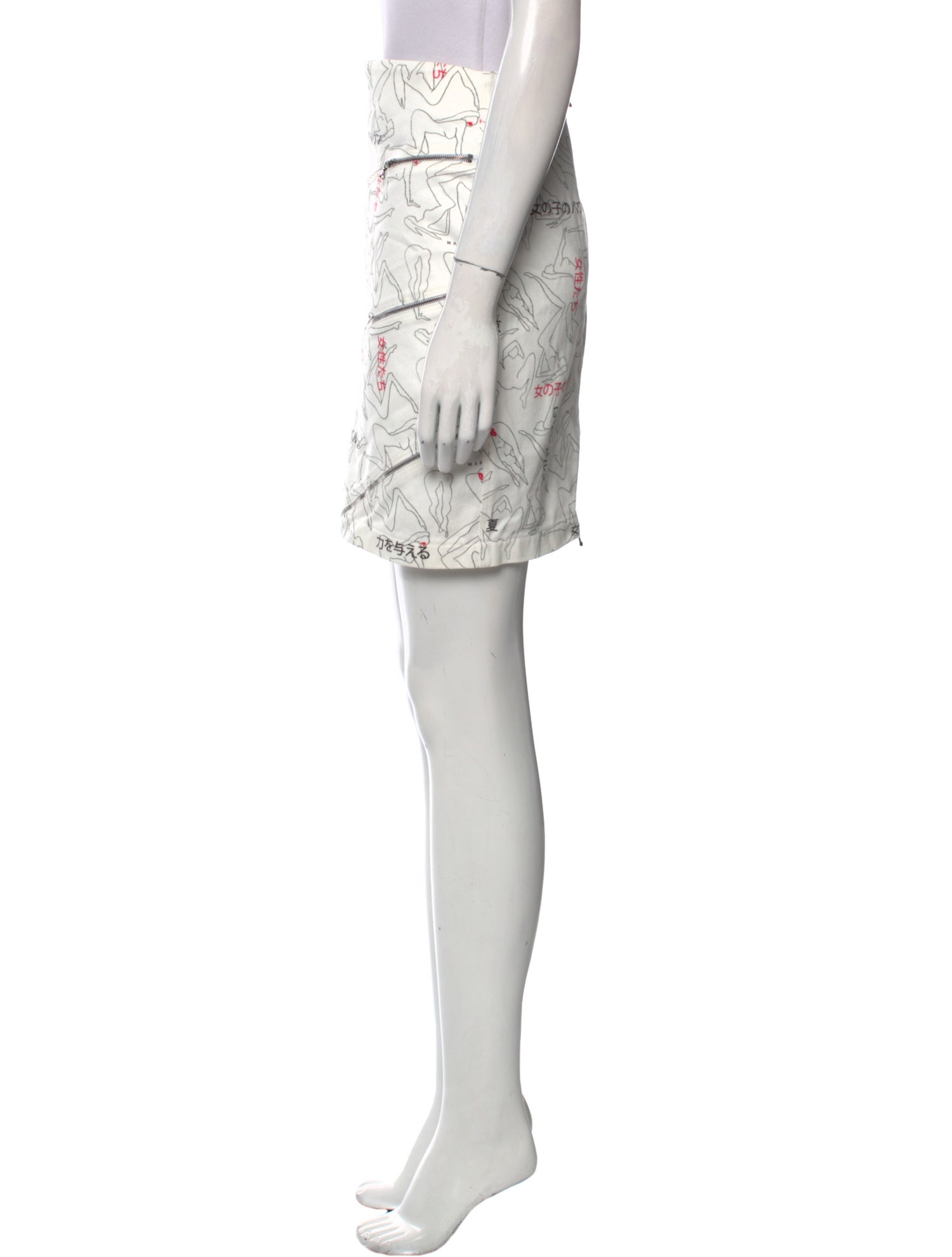 Marcell Von Berlin Printed Mini Skirt w/ Tags