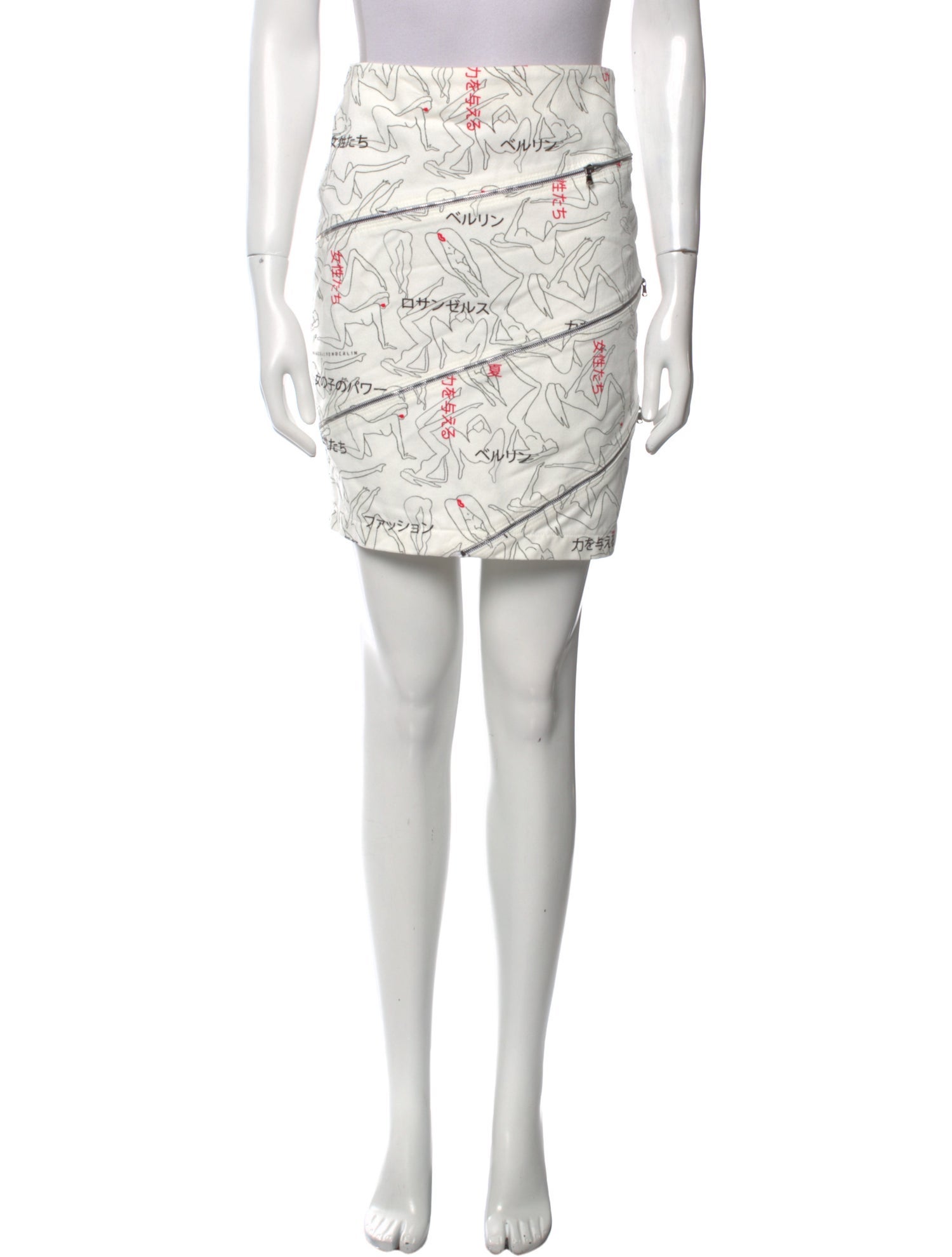 Marcell Von Berlin Printed Mini Skirt w/ Tags