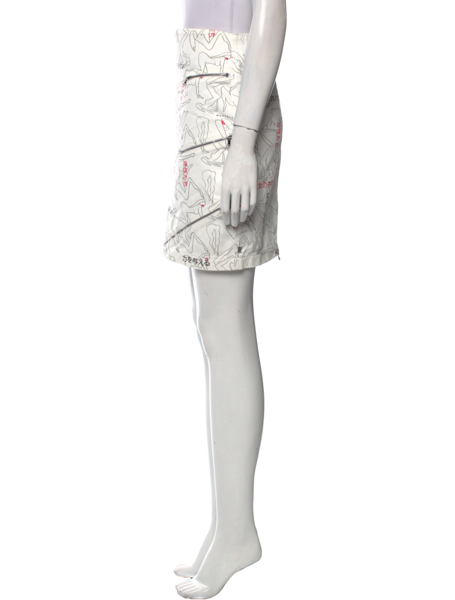 Marcell Von Berlin Floral Print Mini Skirt