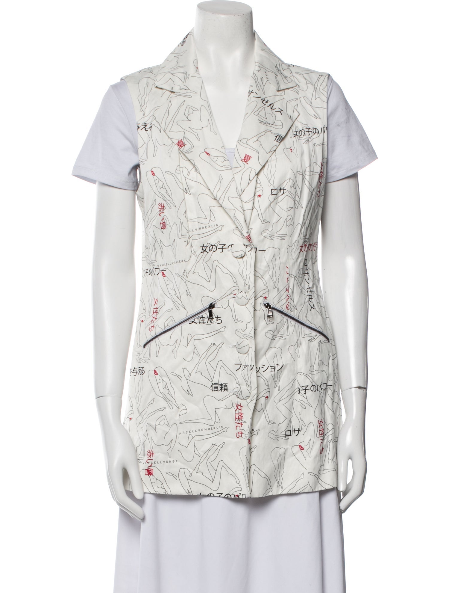 Marcell Von Berlin Printed Vest