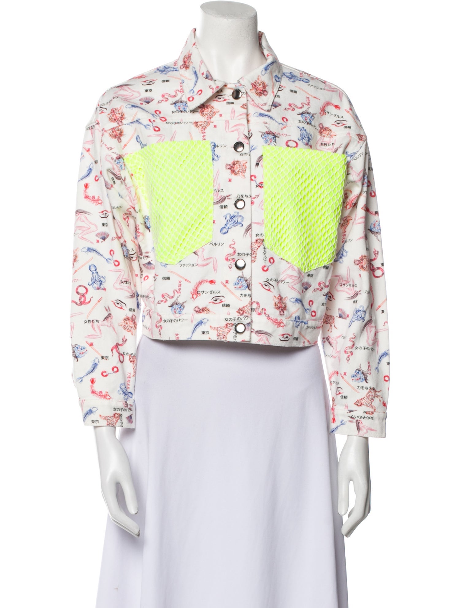 Marcell Von Berlin Printed Denim Jacket w/ Tags