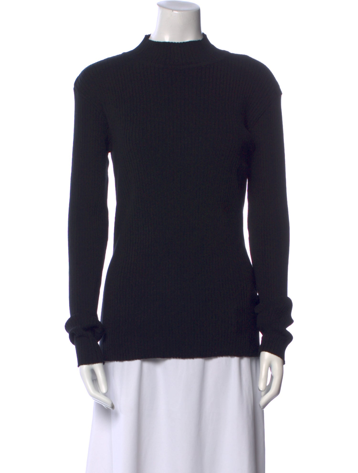 Marcell Von Berlin Mock Neck Long Sleeve Sweatshirt