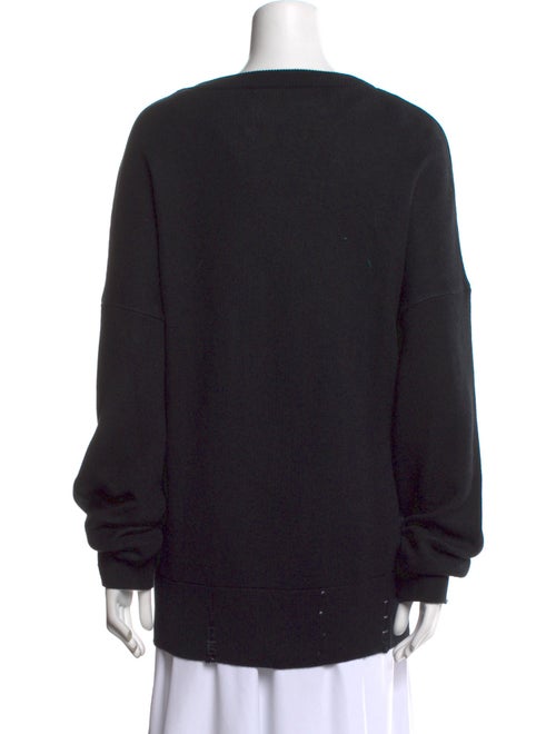 Marcell Von Berlin Tweed Pattern Crew Neck Sweater