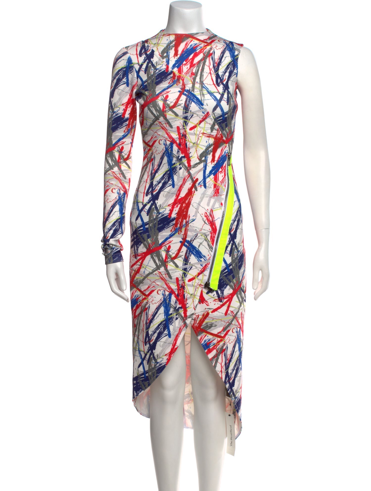 Marcell Von Berlin Printed Midi Length Dress