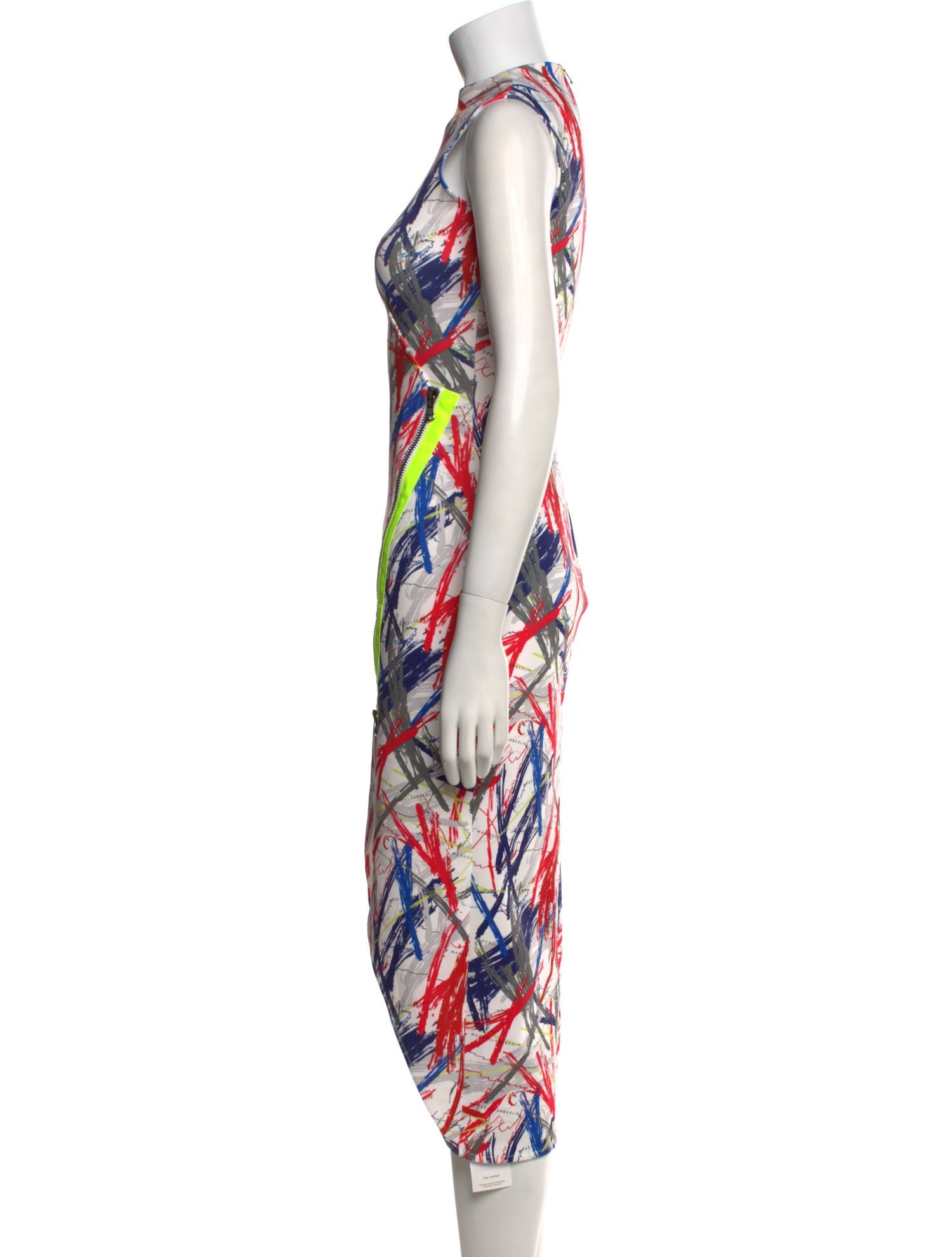 Marcell Von Berlin Printed Midi Length Dress