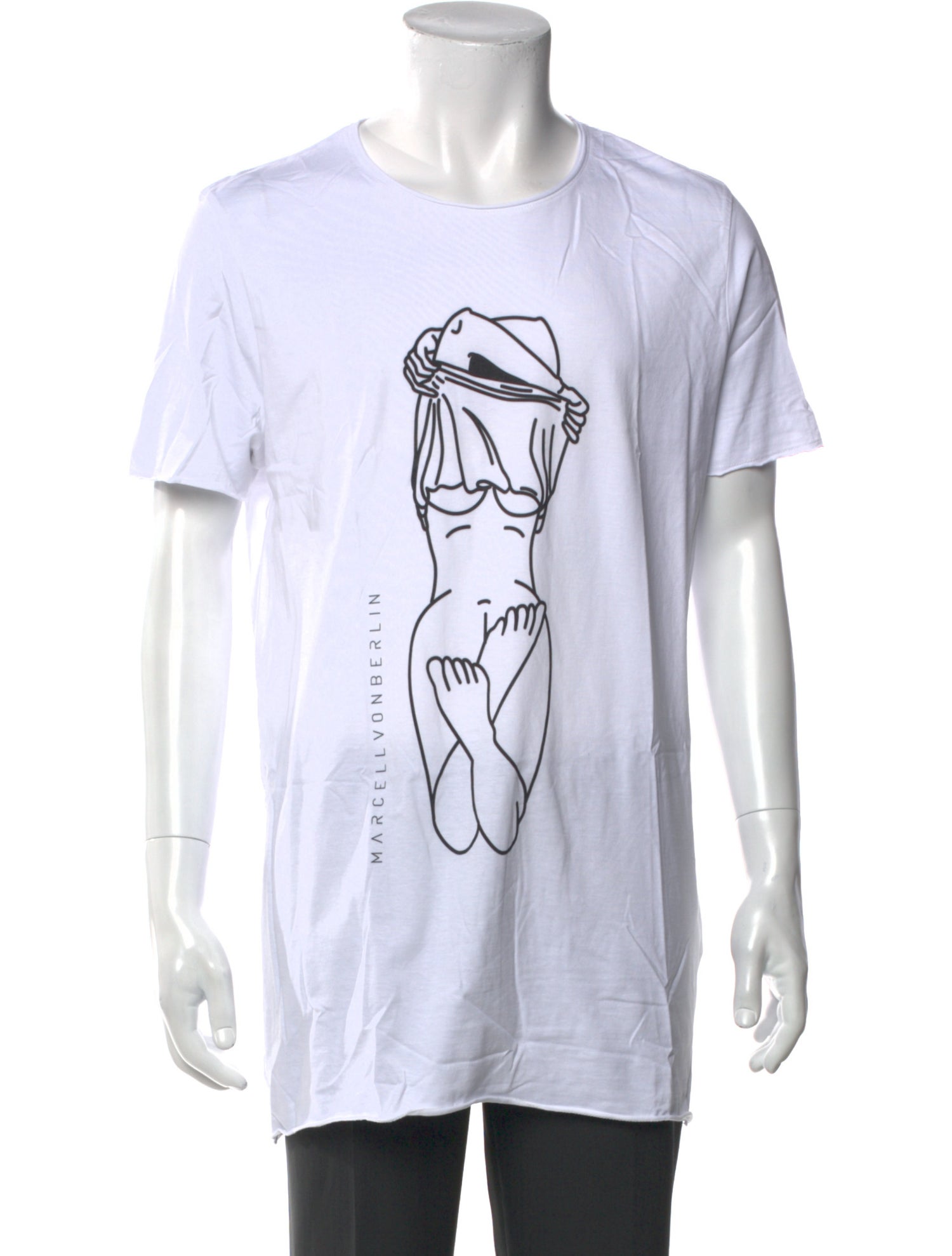 Marcell Von Berlin Graphic Print Crew Neck T-Shirt w/ Tags