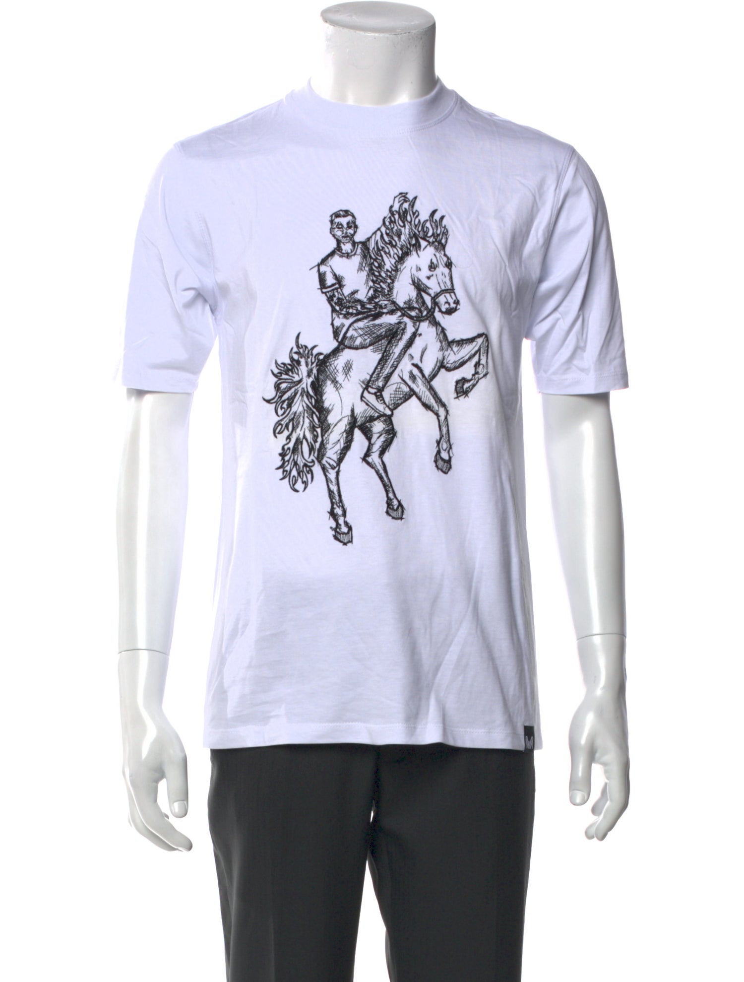 Marcell Von Berlin Graphic Print Crew Neck T-Shirt