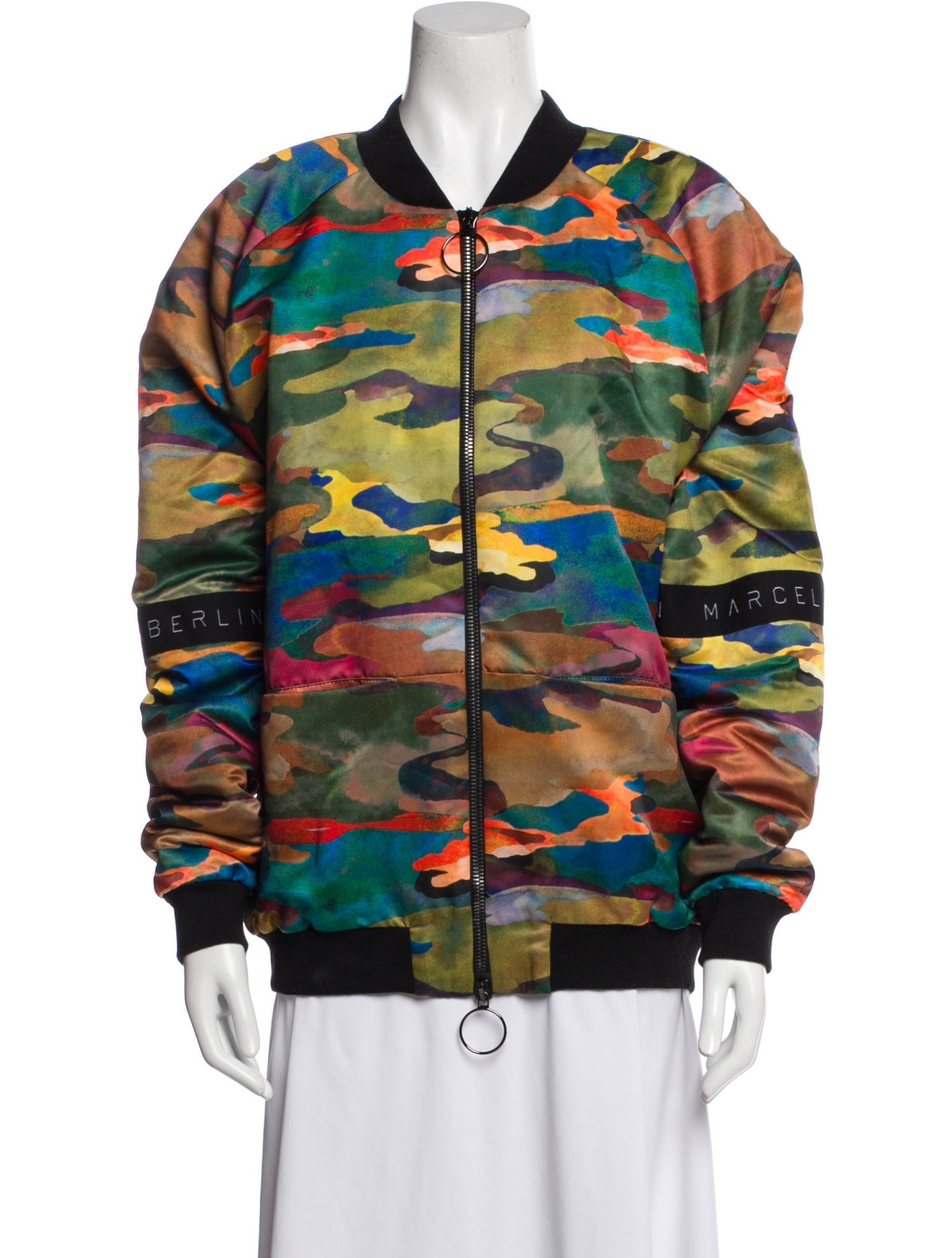 Marcell Von Berlin Printed Bomber Jacket w/ Tags