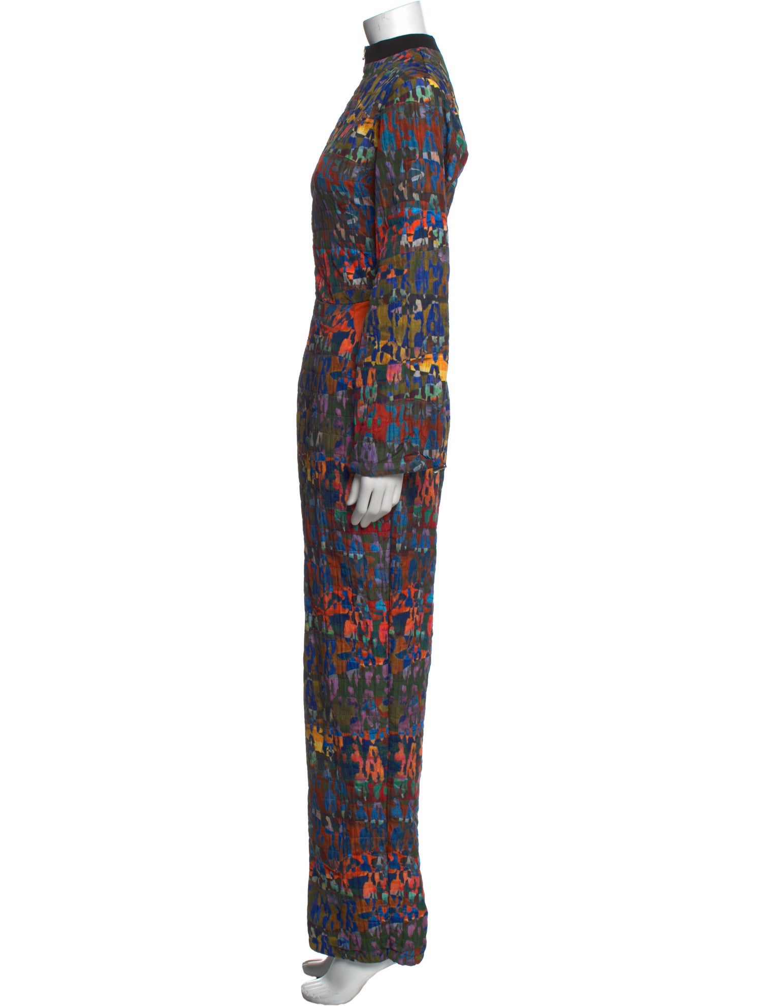 Marcell Von Berlin Printed Mock Neck Jumpsuit w/ Tags