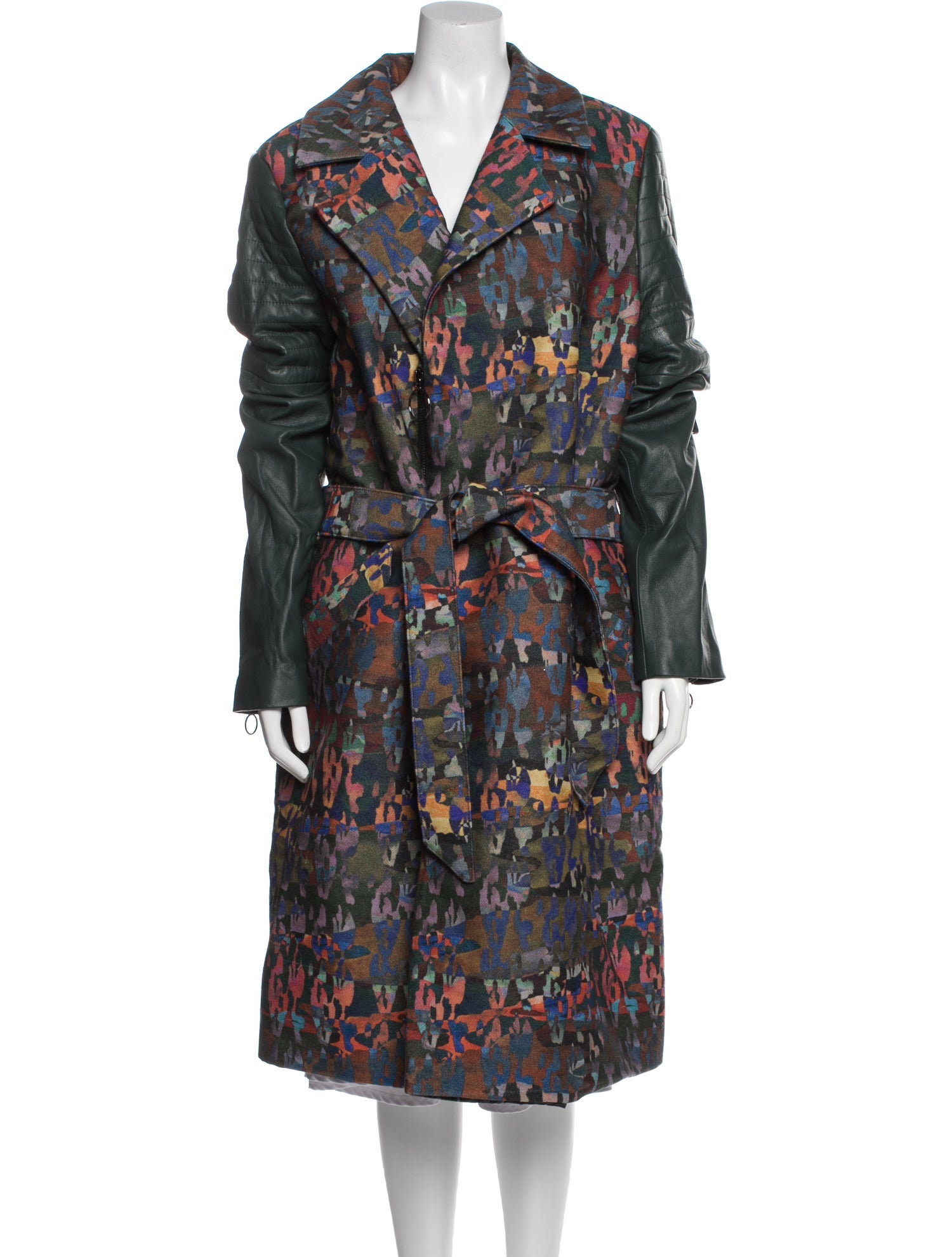 Marcell Von Berlin Printed Trench Coat w/ Tags
