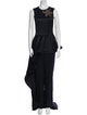 Marcell Von Berlin Silk Crew Neck Jumpsuit