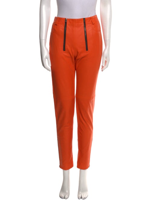 Marcell Von Berlin Leather Straight Leg Pants