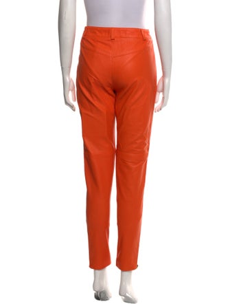 Marcell Von Berlin Leather Straight Leg Pants