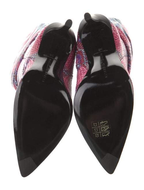 Marcell Von Berlin Snakeskin Animal Print Boots