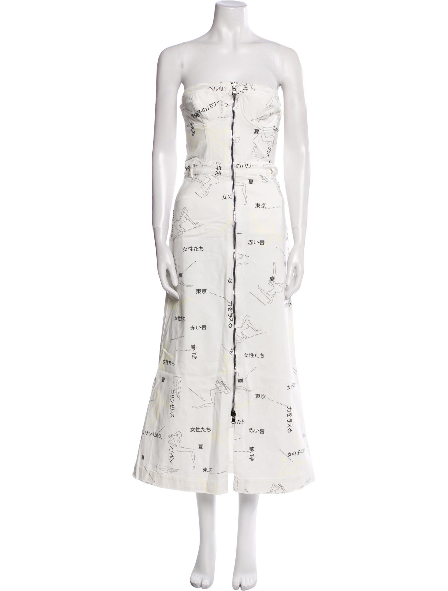 Marcell Von Berlin Printed Midi Length Dress w/ Tags