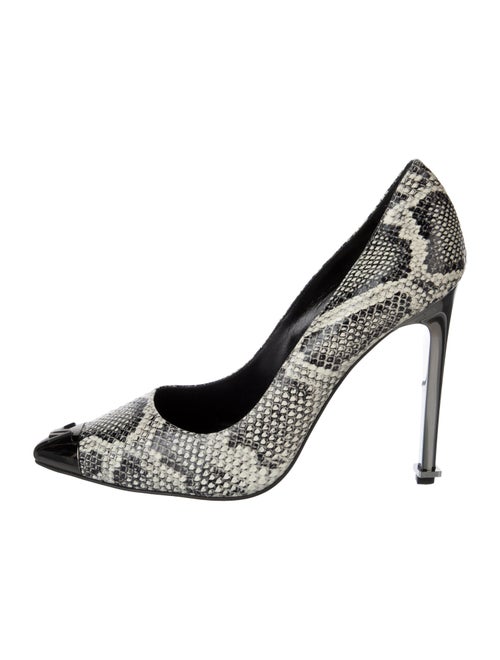 Marcell Von Berlin Patent Leather Animal Print Pumps