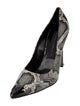 Marcell Von Berlin Patent Leather Animal Print Pumps