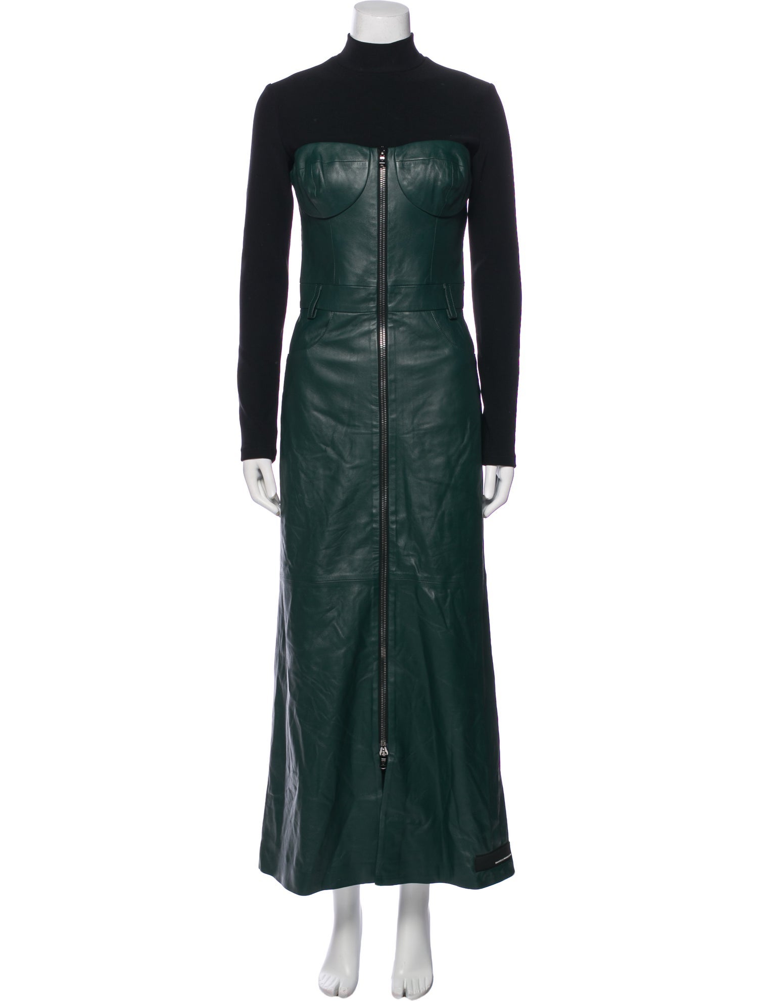 Marcell Von Berlin Lamb Leather Long Dress