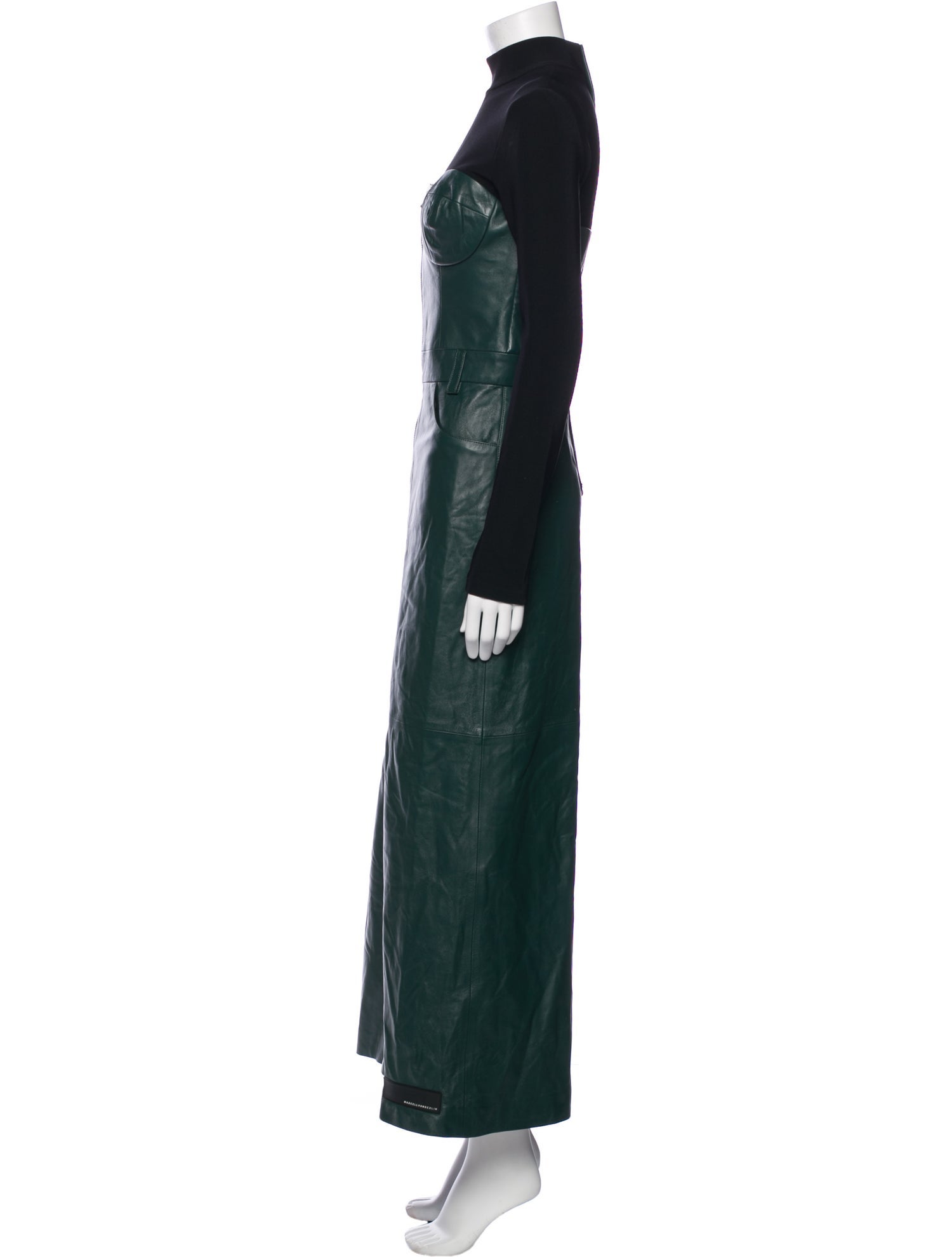 Marcell Von Berlin Lamb Leather Long Dress