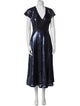 Marcell Von Berlin V-Neck Long Dress