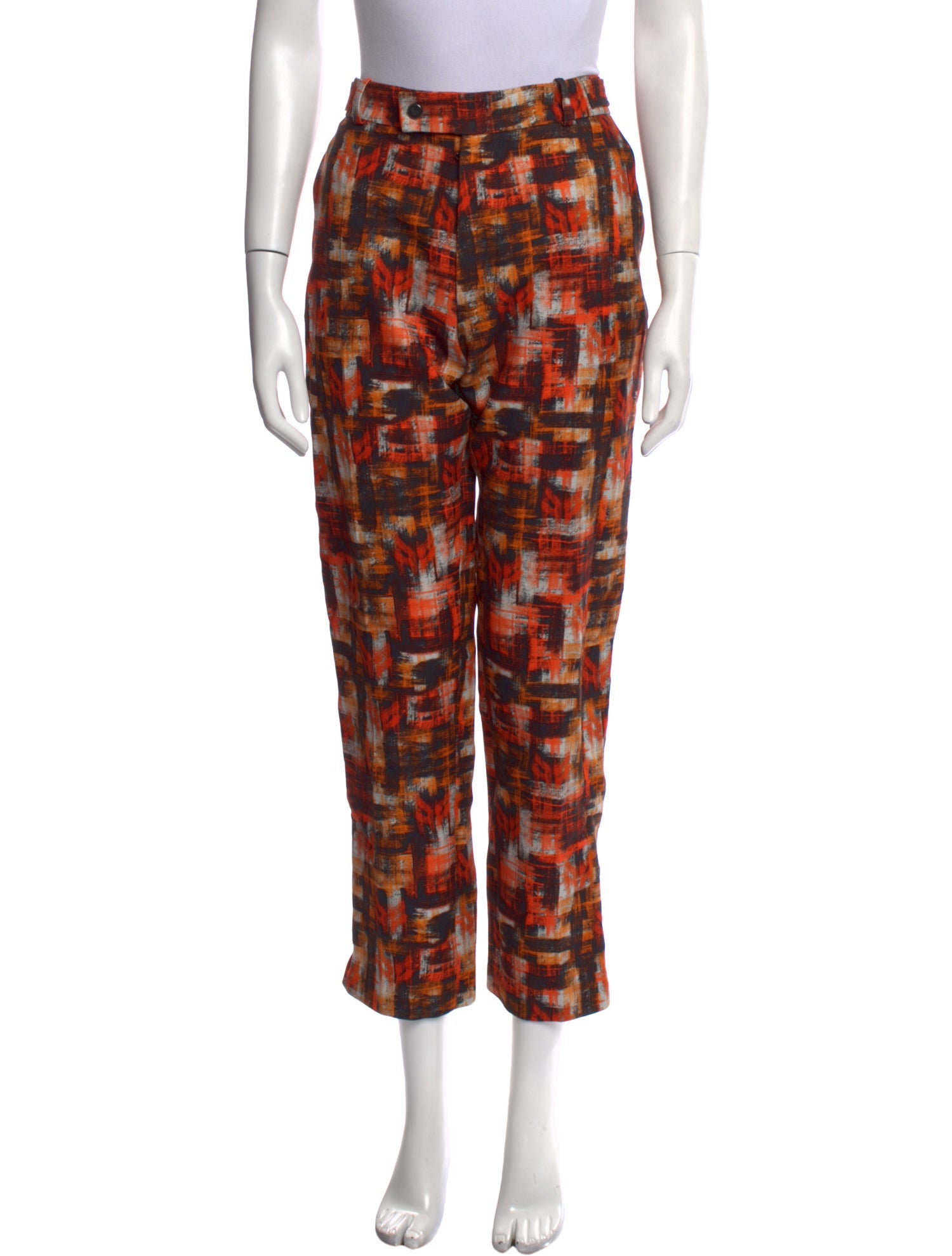 Marcell Von Berlin Tie-Dye Print Straight Leg Pants