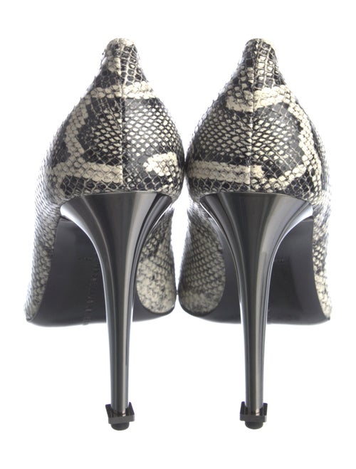 Marcell Von Berlin Embossed Leather Animal Print Pumps
