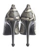 Marcell Von Berlin Embossed Leather Animal Print Pumps