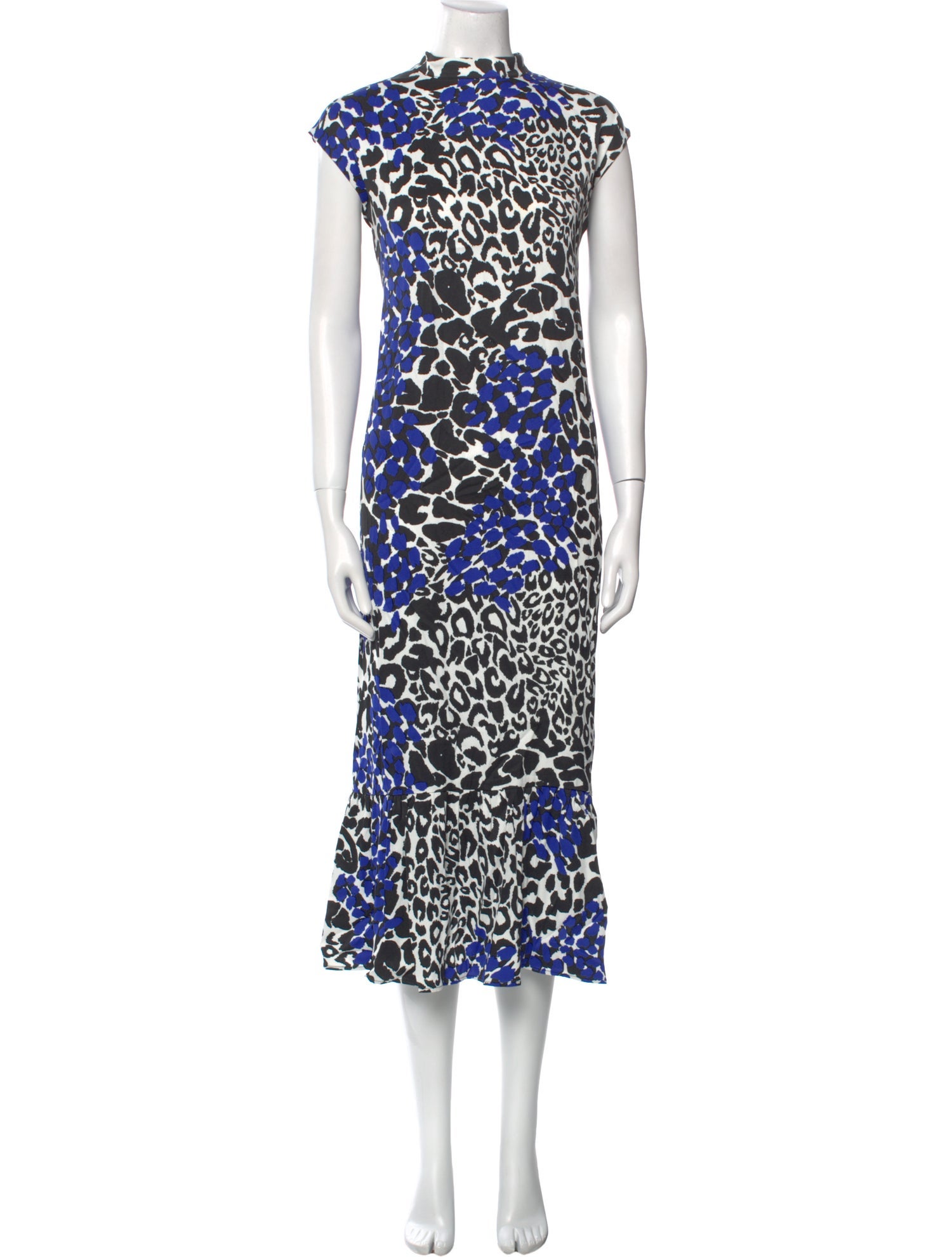 Marcell Von Berlin Printed Midi Length Dress