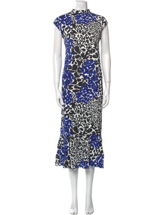 Marcell Von Berlin Printed Midi Length Dress
