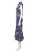 Marcell Von Berlin Printed Midi Length Dress