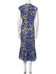 Marcell Von Berlin Printed Midi Length Dress